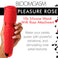 Pleasure Rose 10X Silicone Wand w/ Rose Attachment 2