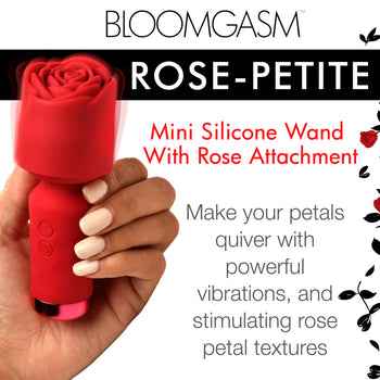 Mini Pleasure Rose-Petite Silicone Rose Wand