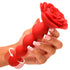 Rose Twirl 10X Vibrating + Rotating Silicone Anal Beads 1
