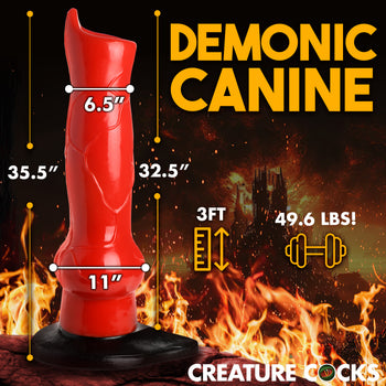 Giant Hell-Hound Canine Dildo 4