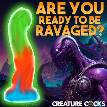 Glow-in-the-Dark Tentacle Silicone Dildo 3