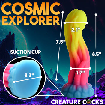Glow-in-the-Dark Tentacle Silicone Dildo 4