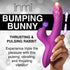 Bumping Bunny Thrusting & Pulsing Silicone Rabbit Vibrator
