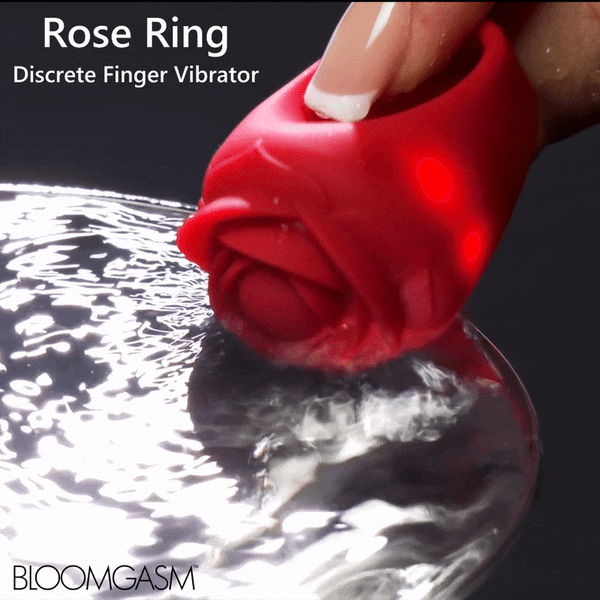 Rose Ring Discreet Finger Vibrator | 3 Speeds Healthy & Active Rose Ring Discreet Finger Vibrator | 3 Speeds Healthy & Active