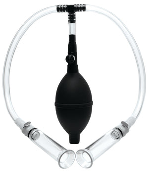 Nipple Pumping System with Dual Detachable Acrylic Cylinders Image 3