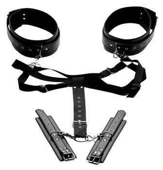 Easy Access Thigh Harness with Wrist Cuffs Image 4