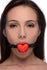 The Heart Beat Silicone Heart Shaped Mouth Gag Image 1