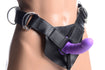 Flaunt Strap On with Purple Silicone Dildo Image 1
