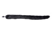 Black Extra Long Mink Tail Metal Anal Plug Image 4
