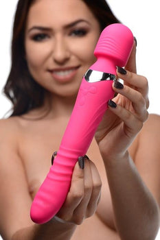 Ultra Thrusting and Vibrating Silicone Wand Image 1
