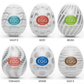 6pk Easy Beat Egg New Standard Masturbator