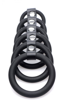 6 Ring Silicone Chastity Cage