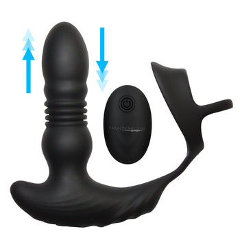 Remote Thrusting Vibrator with C&B Ring