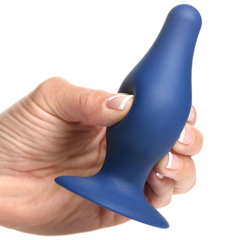 Squeezable Tapered Anal Plug