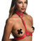Red Female Chest Harness
