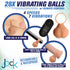 28X Vibrating Realistic Balls with Remote