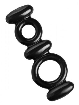 Dual Stretch To Fit Cock Ring Image 2