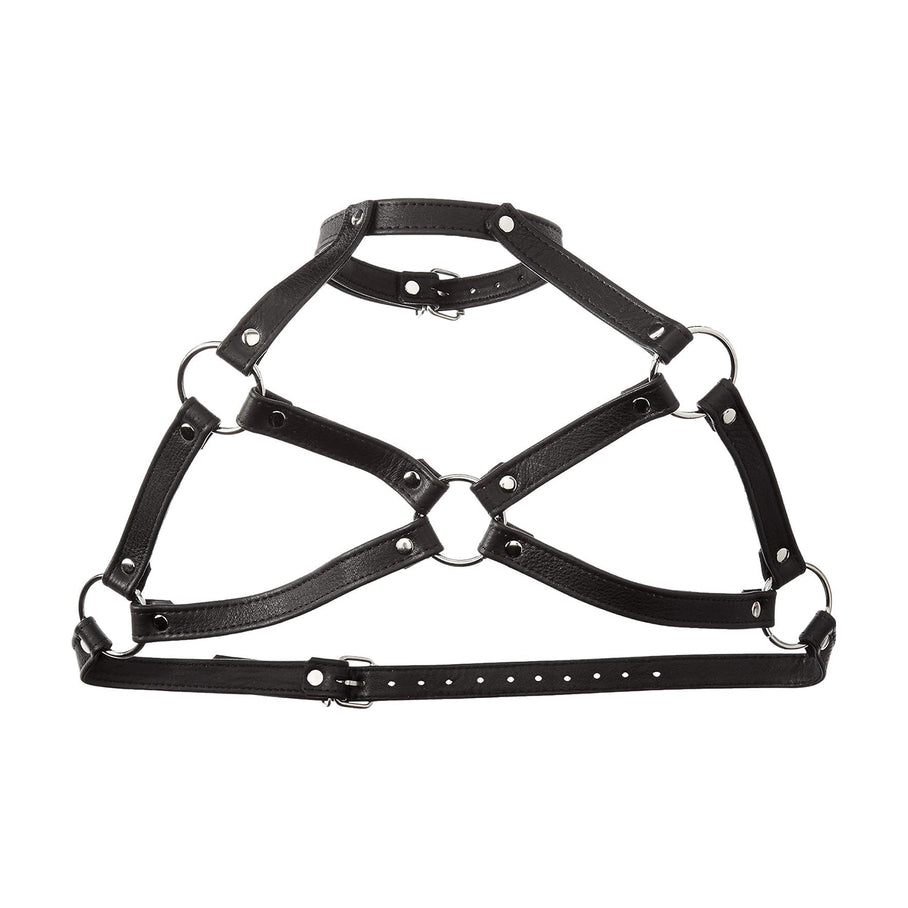 Leather Harness Bra