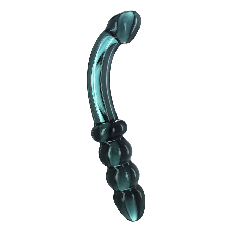 Smoky Jade Glass Dildo