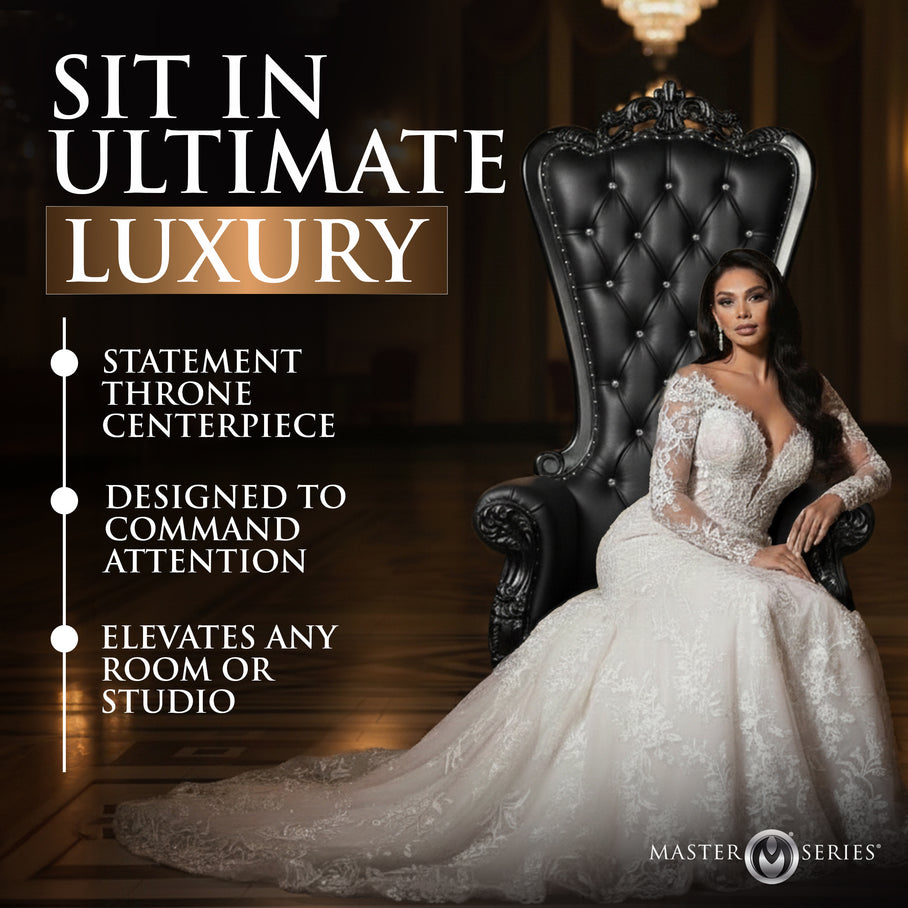Ultimate Throne Chair - Black | Free Shipping Included