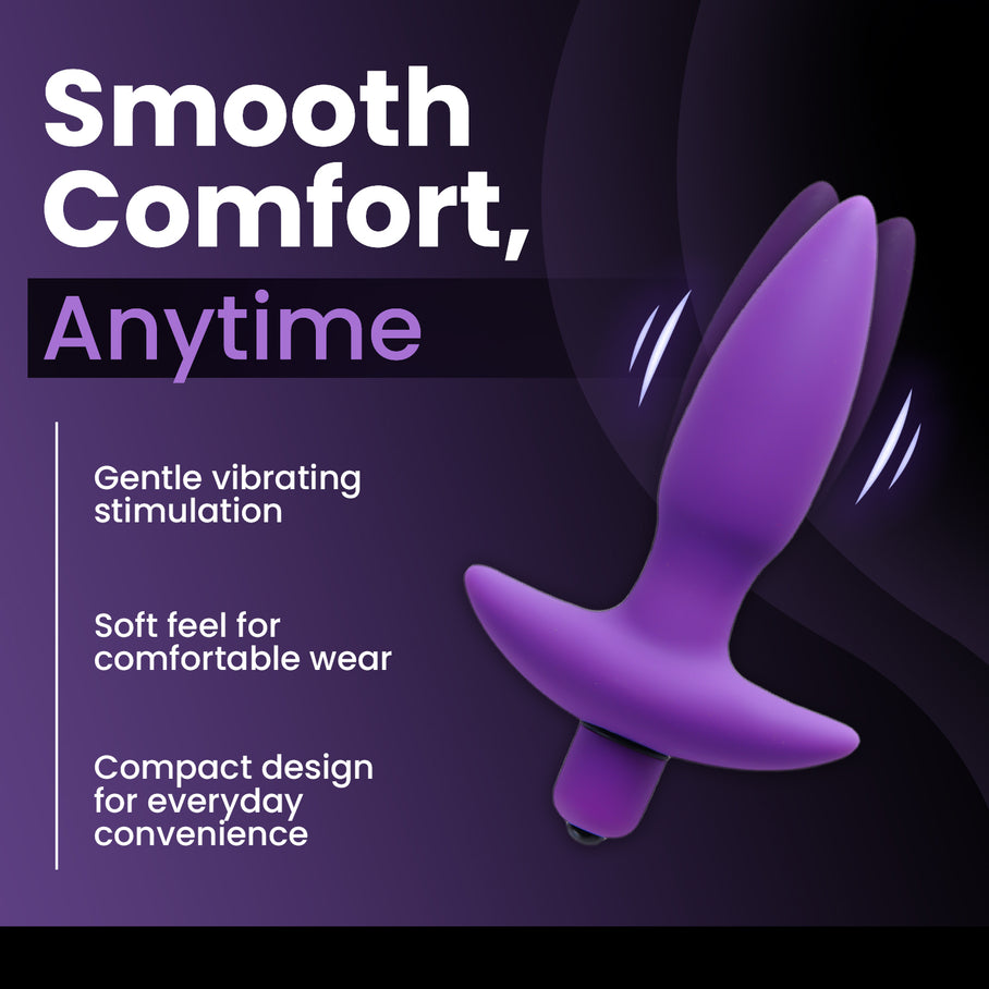 Aria Silicone Vibrating Anal Plug