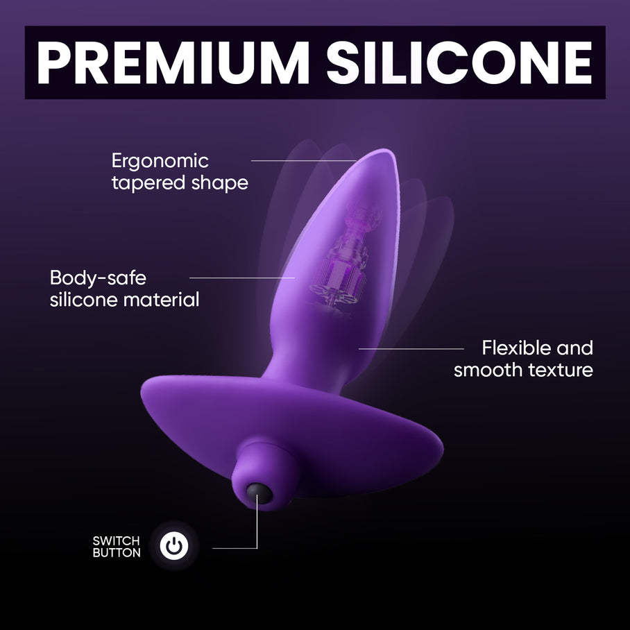 Aria Silicone Vibrating Anal Plug