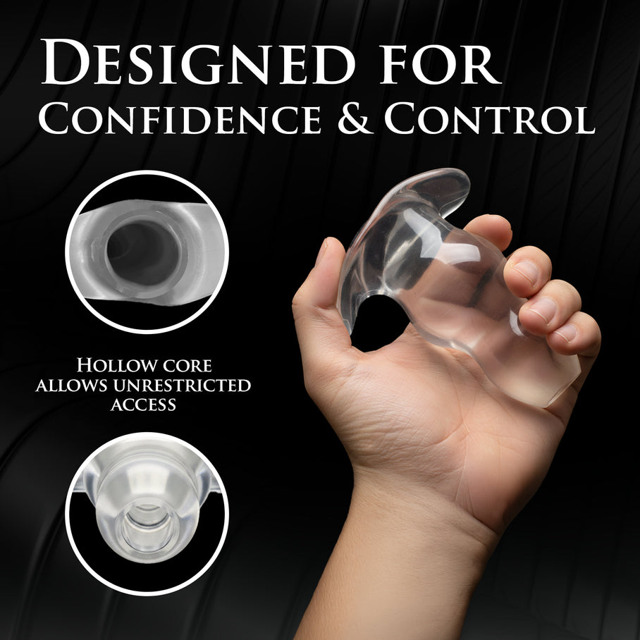 Clear View Hollow Anal Plug