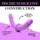 Silicone Double Dildo with Harness