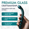 Smoky Jade Glass Dildo