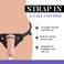 Brazen 8 inch Silicone Dildo with Harness
