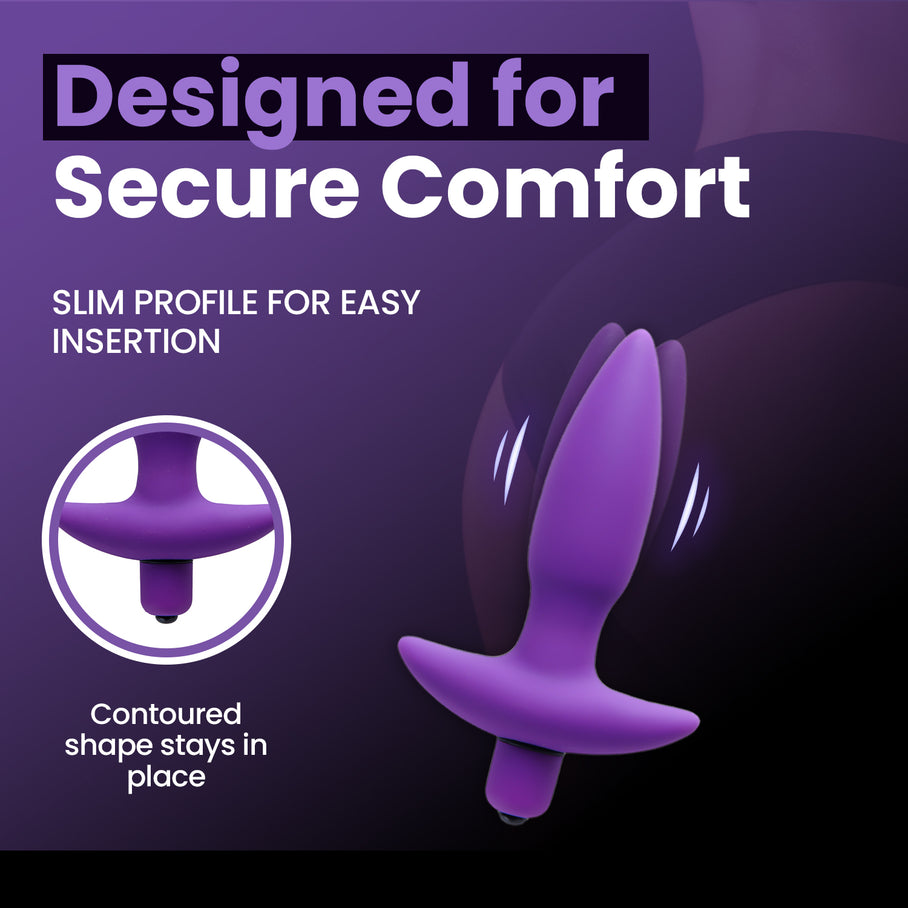 Aria Silicone Vibrating Anal Plug