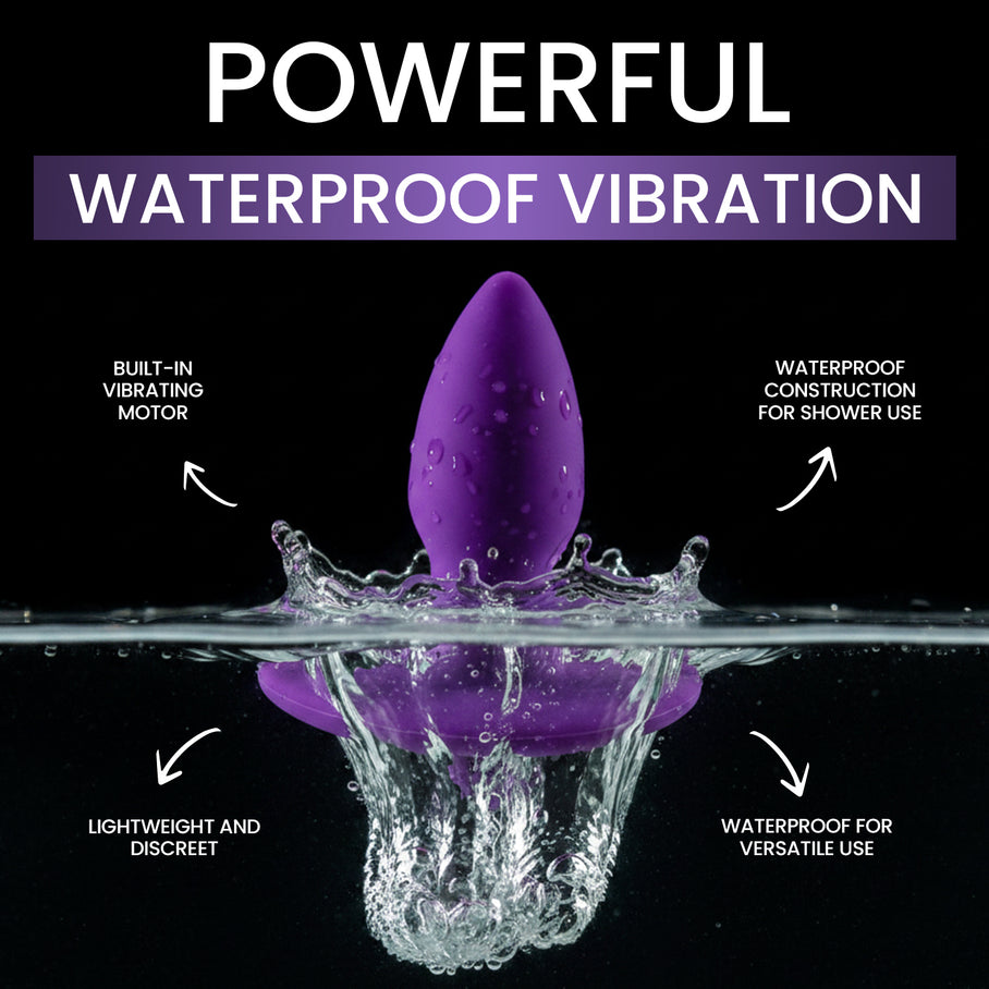 Aria Silicone Vibrating Anal Plug