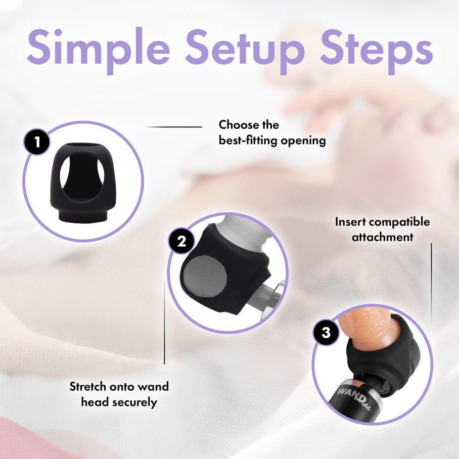 Strap Cap Dildo Wand Harness