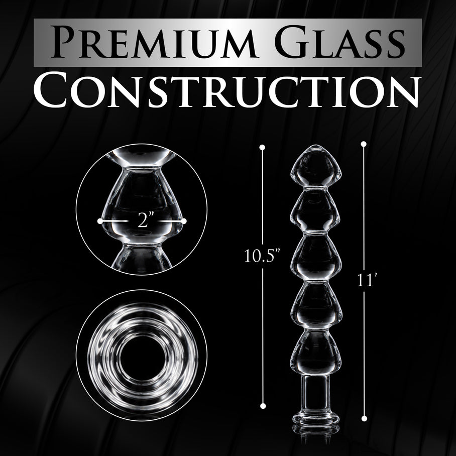 Drops Anal Link Glass Dildo