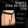 Bum-Tastic Trainer Set Silicone 3 Piece Anal Plug Set with Harness
