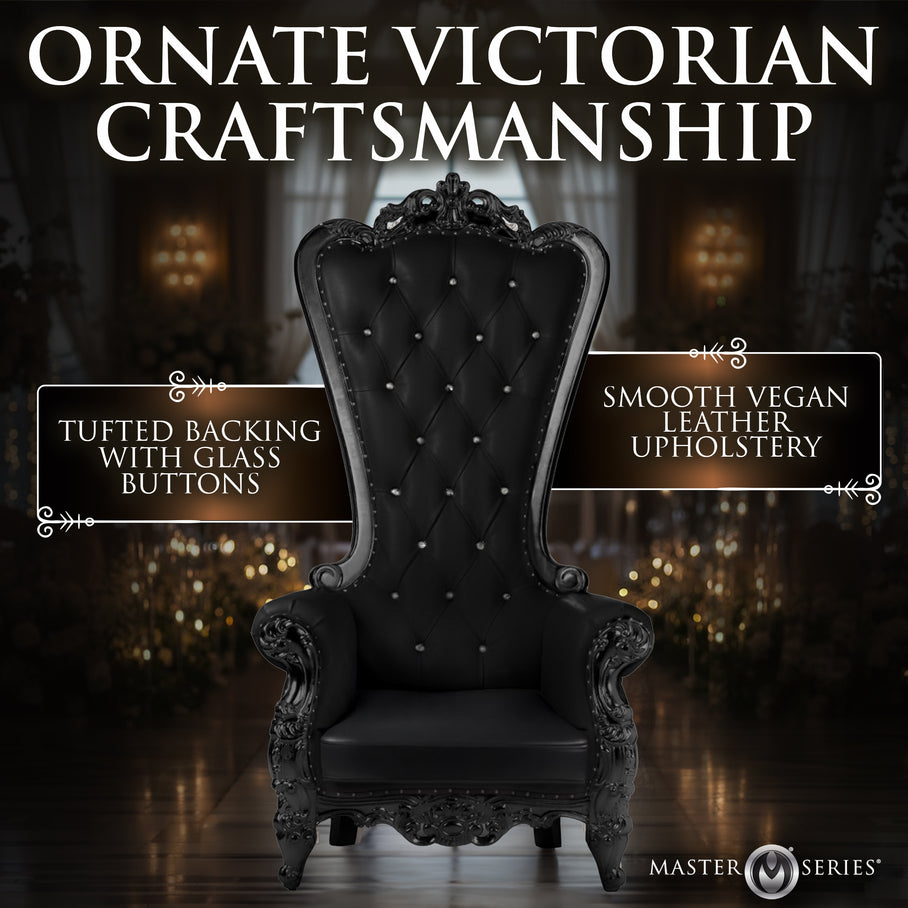 Ultimate Throne Chair - Black | Free Shipping Included