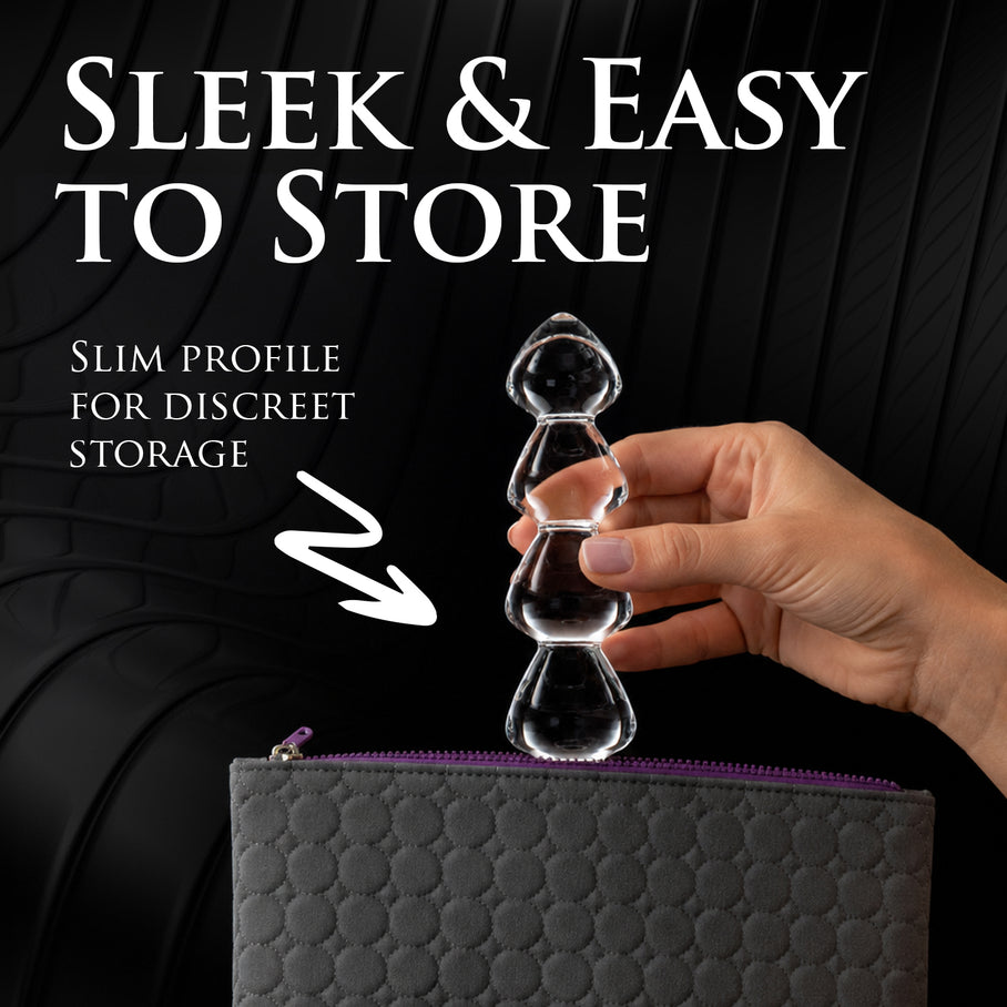 Drops Anal Link Glass Dildo