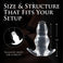 Clear View Hollow Anal Plug