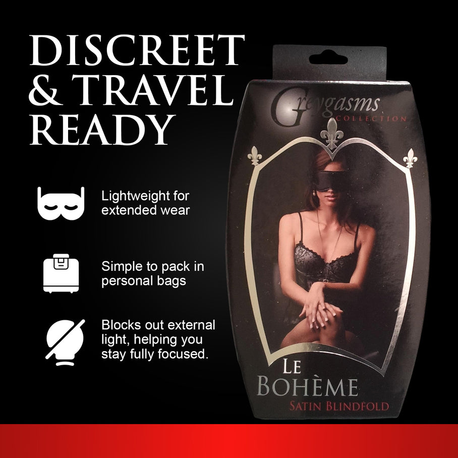 Le Boheme Satin Blindfold