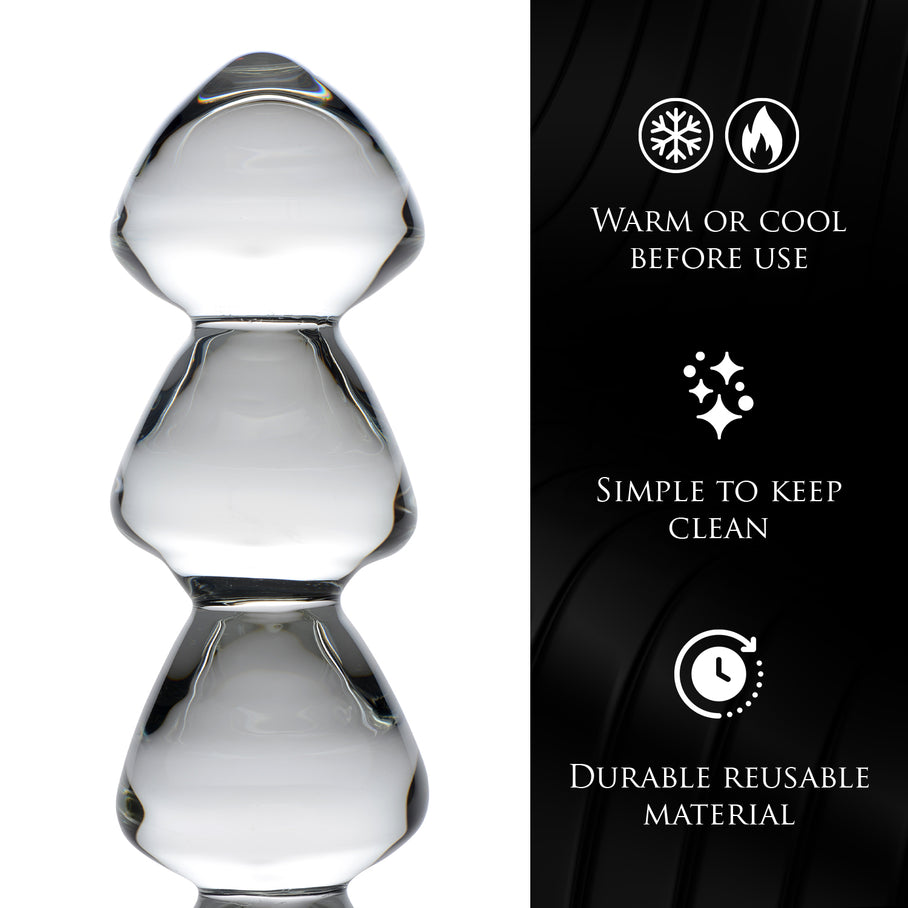 Drops Anal Link Glass Dildo
