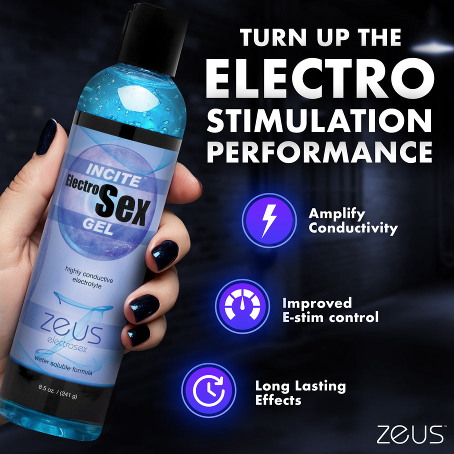 Zeus Incite Electrosex Gel - 8.5oz