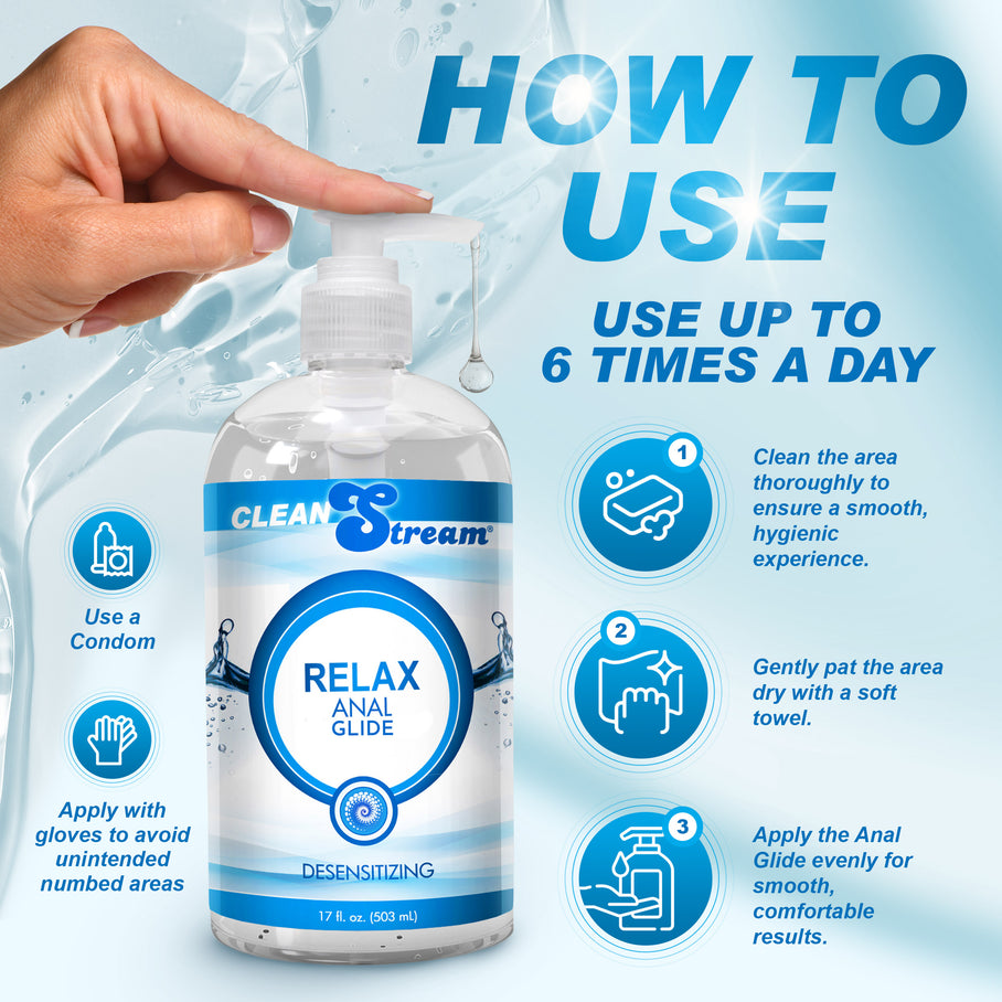 Relax Anal Lubricant (17oz)