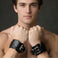 Black Premium Leather Bondage Set