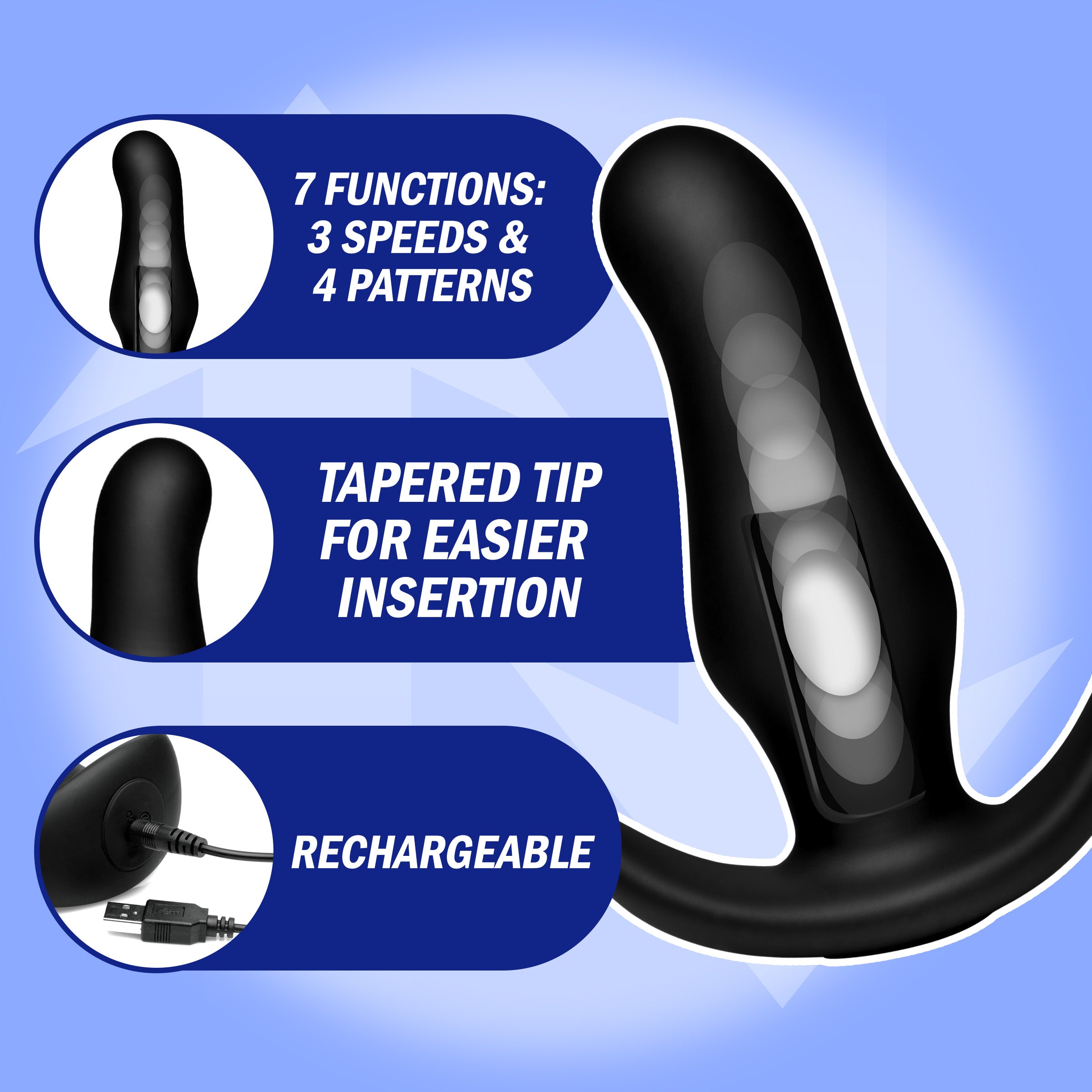 Kinetic Thumping 7X Prostate Anal Plug - Healthy & Active Kinetic Thumping 7X Prostate Anal Plug - Healthy & Active