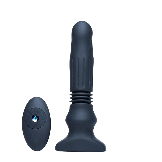 Silicone Swelling and Thrusting Plug with Remote Control Healthy & Active Silicone Swelling and Thrusting Plug with Remote Control Healthy & Active