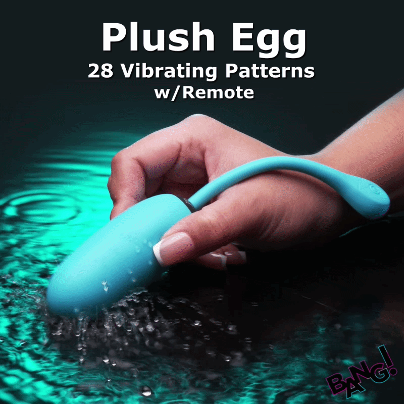 Remote Control 28X Silicone Plush Egg