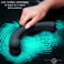 10X Vibra-Crescent Vibrating Silicone Dual-Ended Dildo