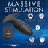 10X Sliding Ring Silicone Missile Plug with Remote