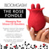 The Rose Fondle 10X Massaging Rose Silicone Clit Stimulators