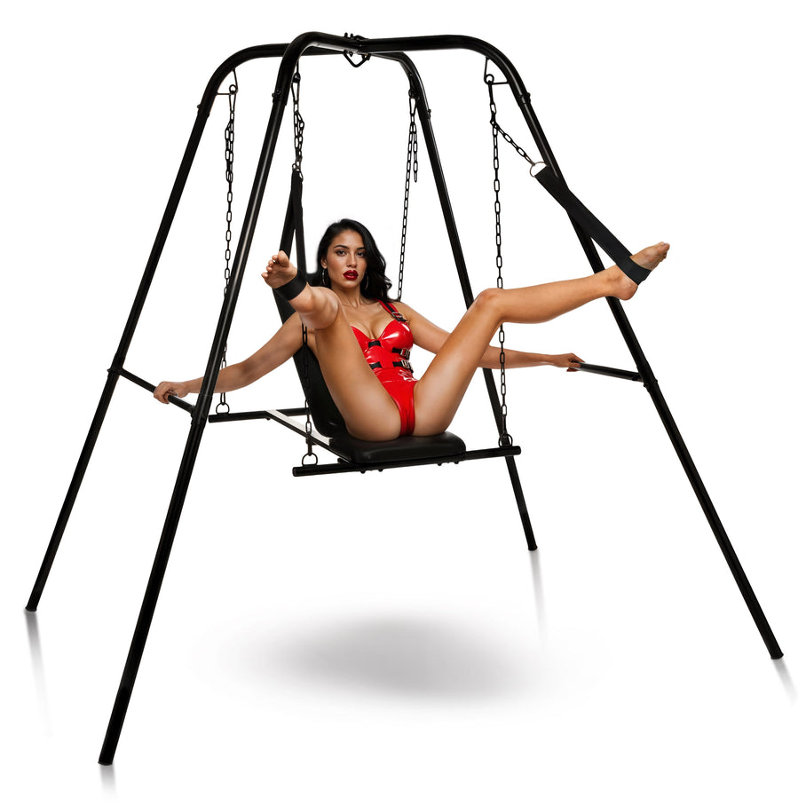 Throne Adjustable Sex Swing With Stand